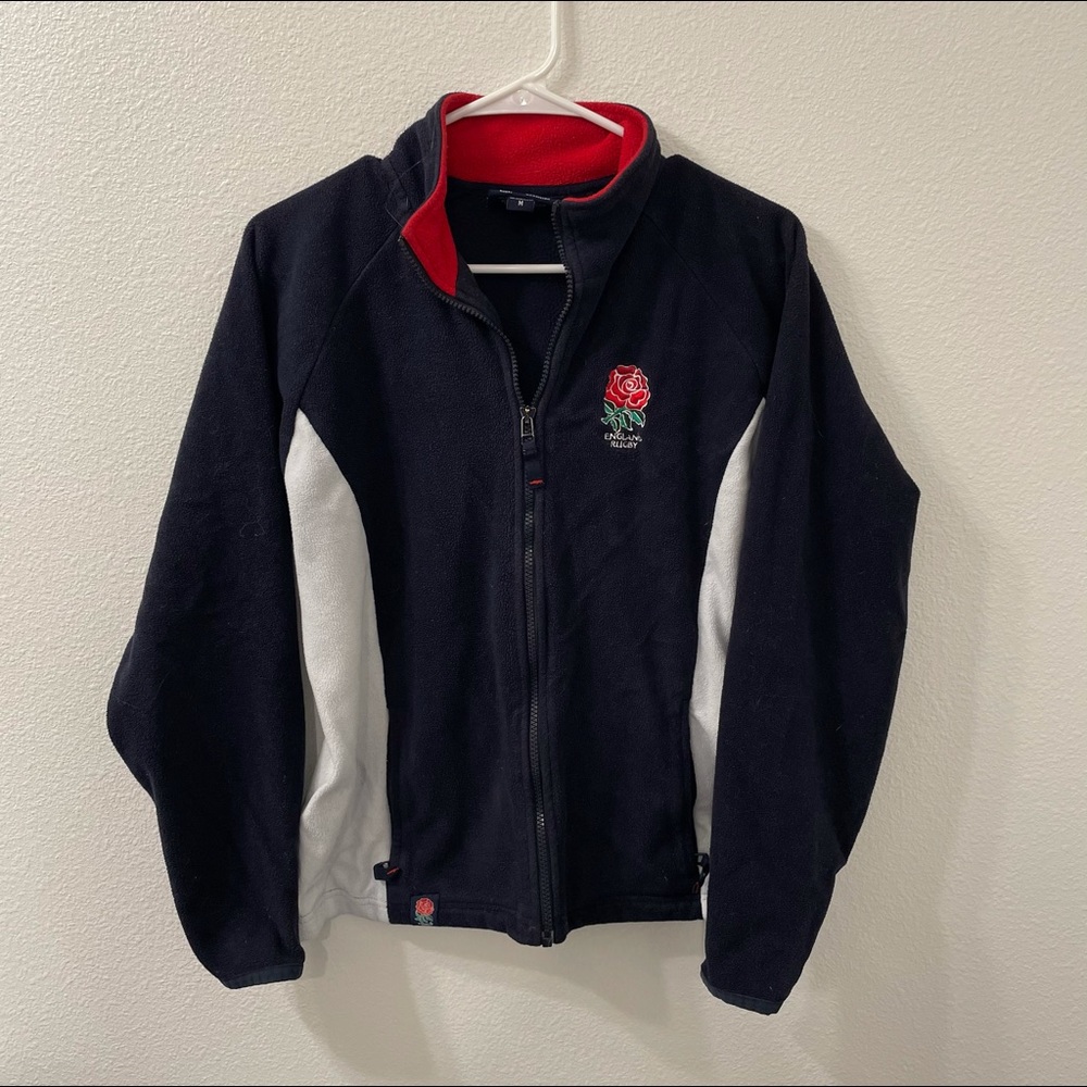 England Rugby Fleece Jacket - Official Licensed